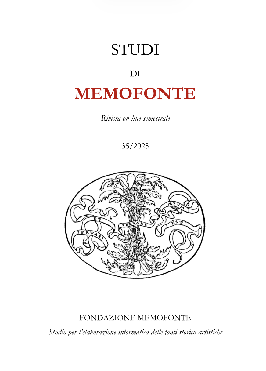 Frontespizio «Studi di Memofonte»
