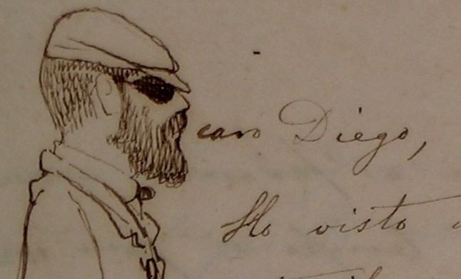 Dettaglio lettera Diego Martelli (Marucelliana)