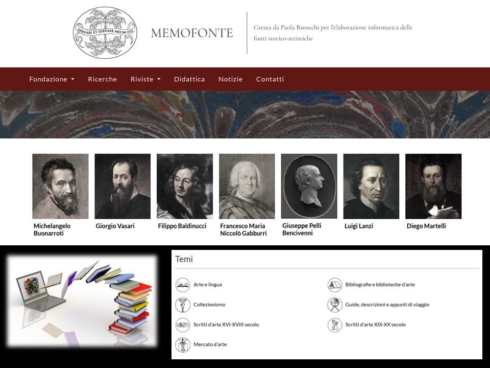 Struttura del sito di Memofonte