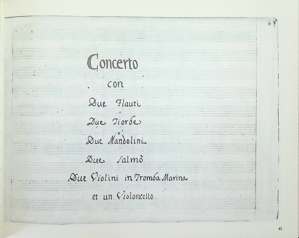 A. Vivaldi, Concerti con molti strumenti: 3 concerti (RV 558, 552, 540) ed una sinfonia (RV 149); manoscritto di Dresden, Sächsische Landesbibliothek, 2389-O-4. A cura di Karl Heller