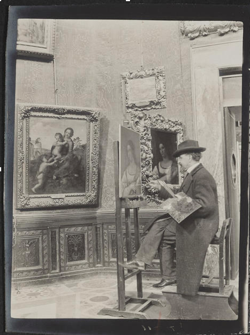 Galleria degli Uffizi, copista